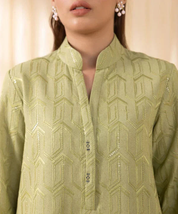 3 Piece - Embroidered Karandi Suit