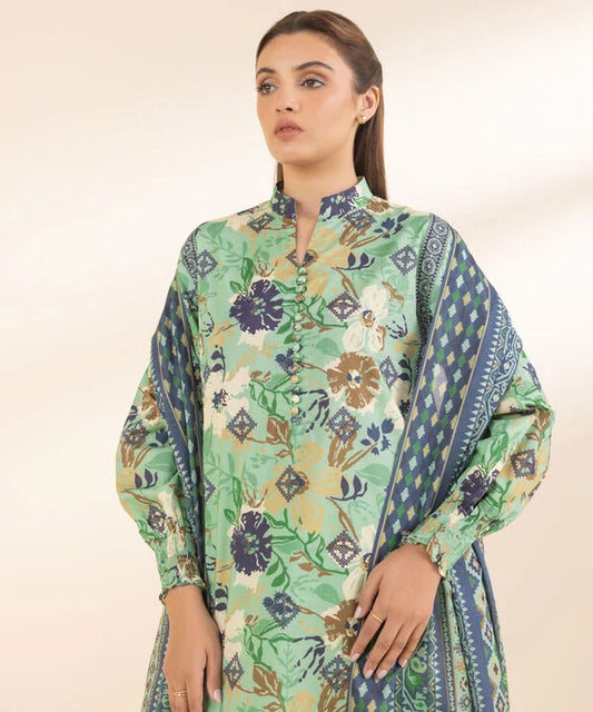 2 Piece - Printed Lawn Suit