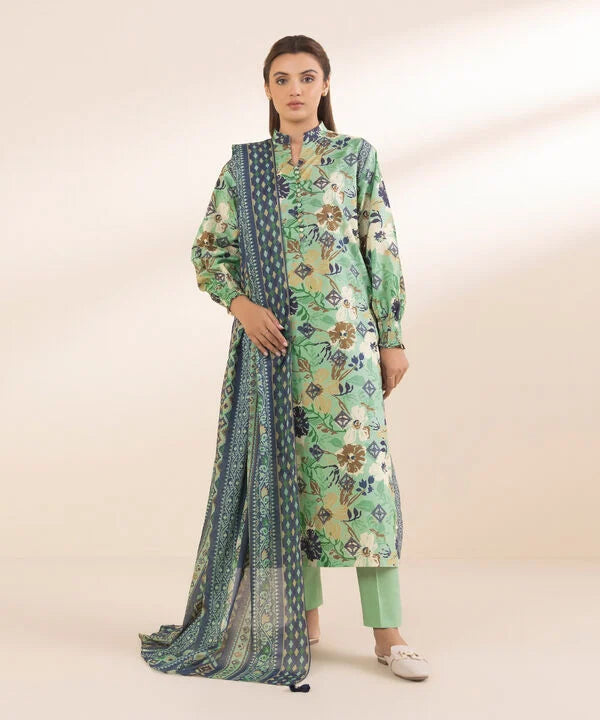 2 Piece - Printed Lawn Suit