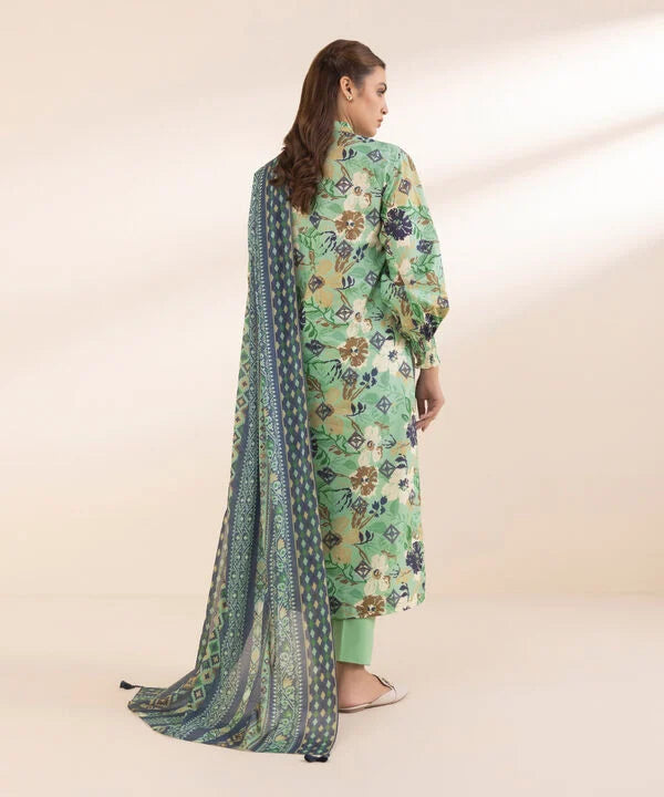 2 Piece - Printed Lawn Suit