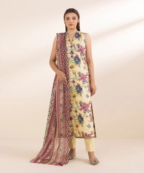 2 Piece - Printed Lawn Suit