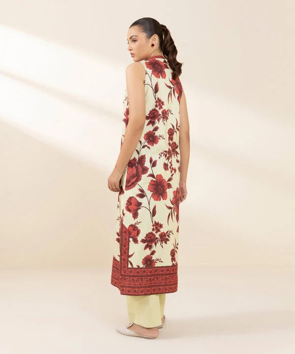 2 Piece - Printed Cotton Viscose Suit