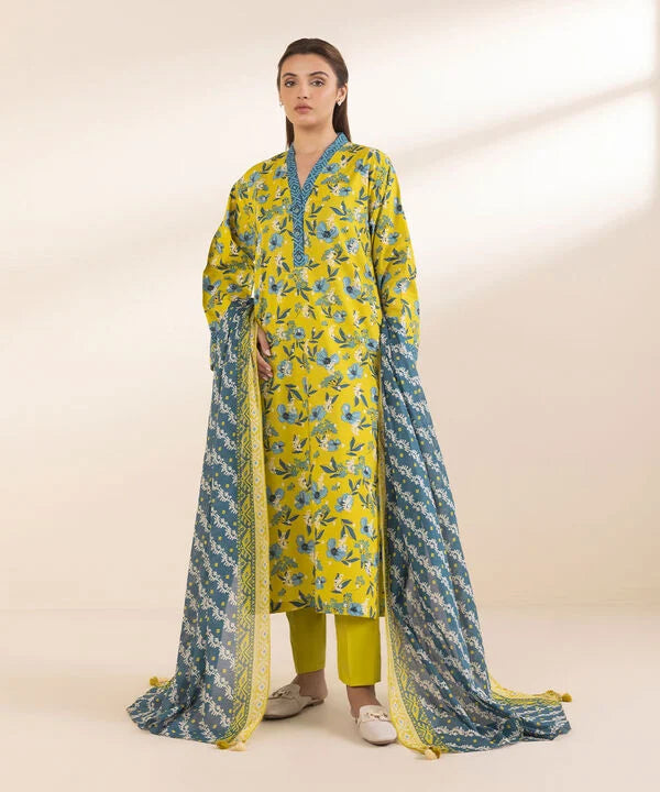 2 Piece - Printed Lawn Suit