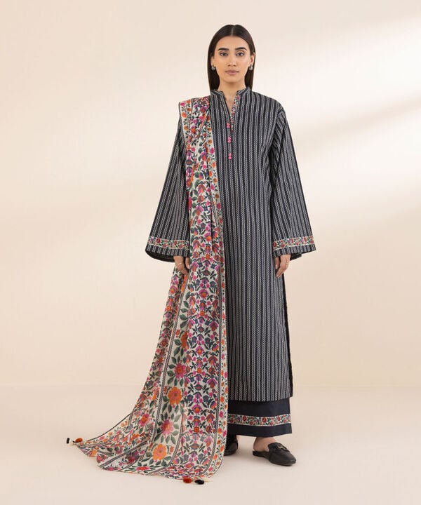 3 Piece - Printed Lawn Suit