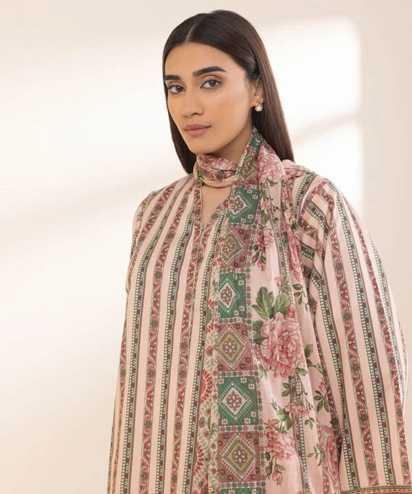 3 Piece - Printed Lawn Suit