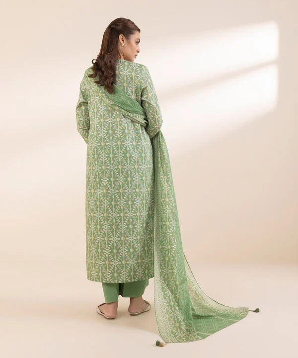 3 Piece - Embroidered Lawn Suit