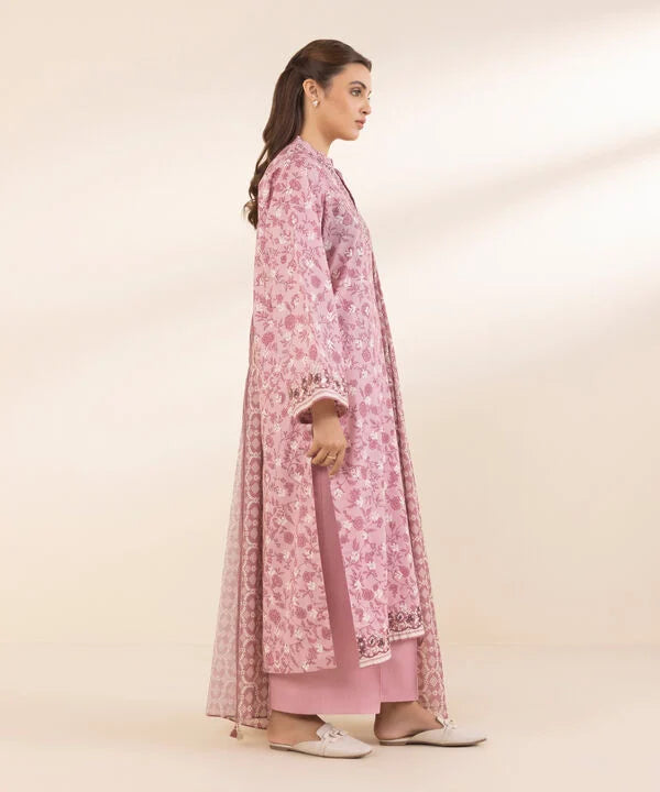 3 Piece - Embroidered Lawn Suit