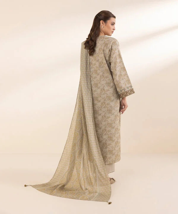 3 Piece - Embroidered Lawn Suit