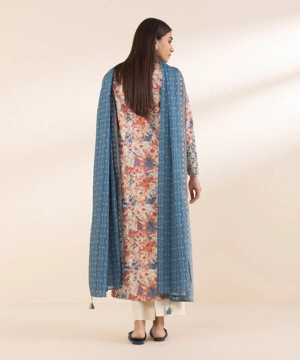 3 Piece - Embroidered Lawn Suit