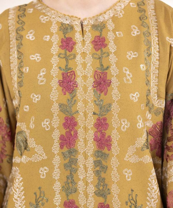 3 Piece - Embroidered Karandi Suit